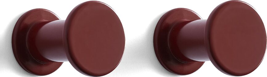 Bolt Crochets Muraux, rouges, Lot de 2