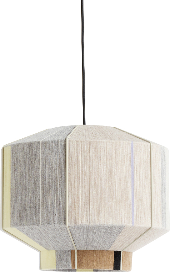 Bonbon 380 Abat-jour, gris, rose et jaune