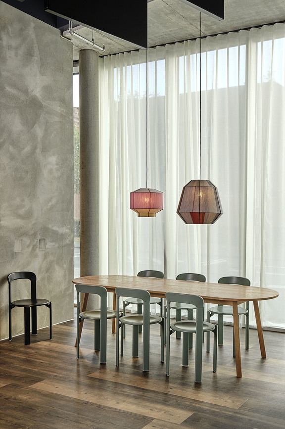 Bonbon 380 Abat-jour, gris, rose et jaune