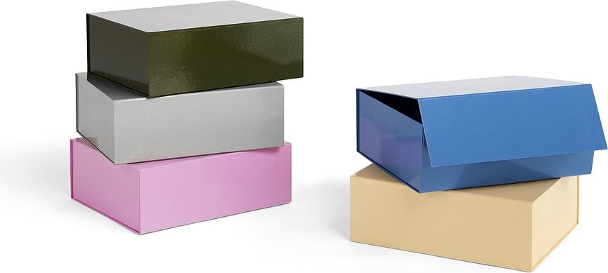 Caja de Almacenamiento Colour Storage M, color turrón