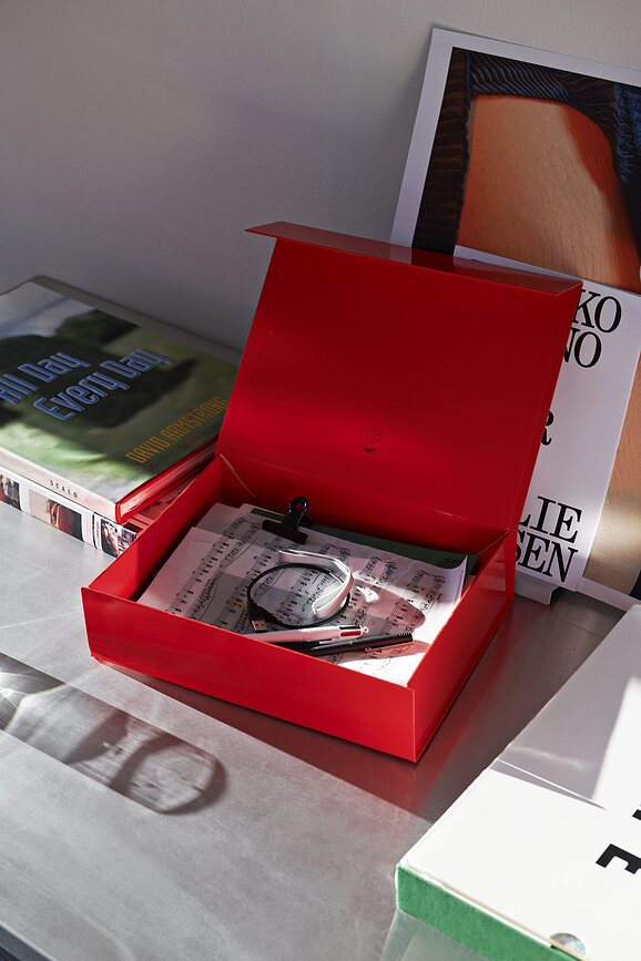 Caja de almacenamiento Colour Storage, tamaño S, amarillo