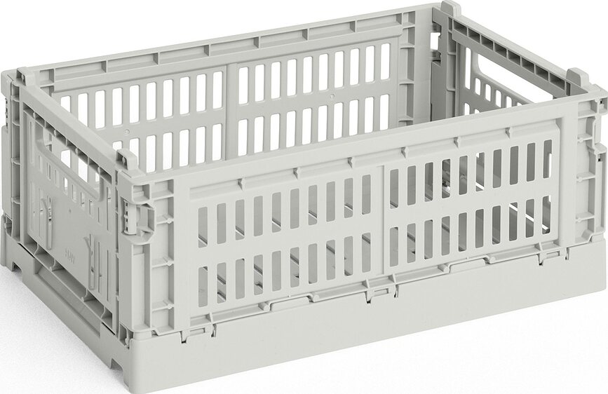 Caja de Almacenamiento Hay Colour Crate, tamaño S, gris