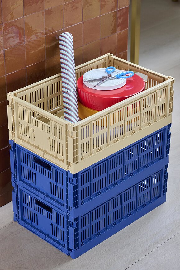 Caja Hay Colour Crate L, blanco apagado