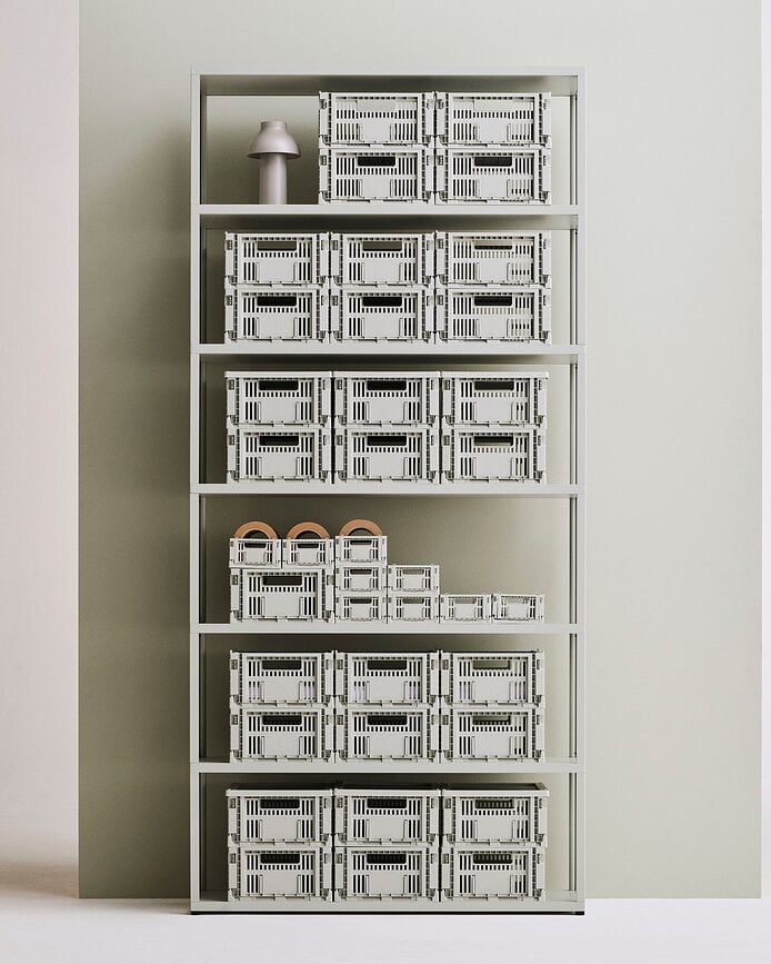 Cajas de Almacenamiento Hay Colour Crate Mini, burdeos, 2 unidades