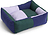 Cama para perro Hay, talla S, verde y lavanda