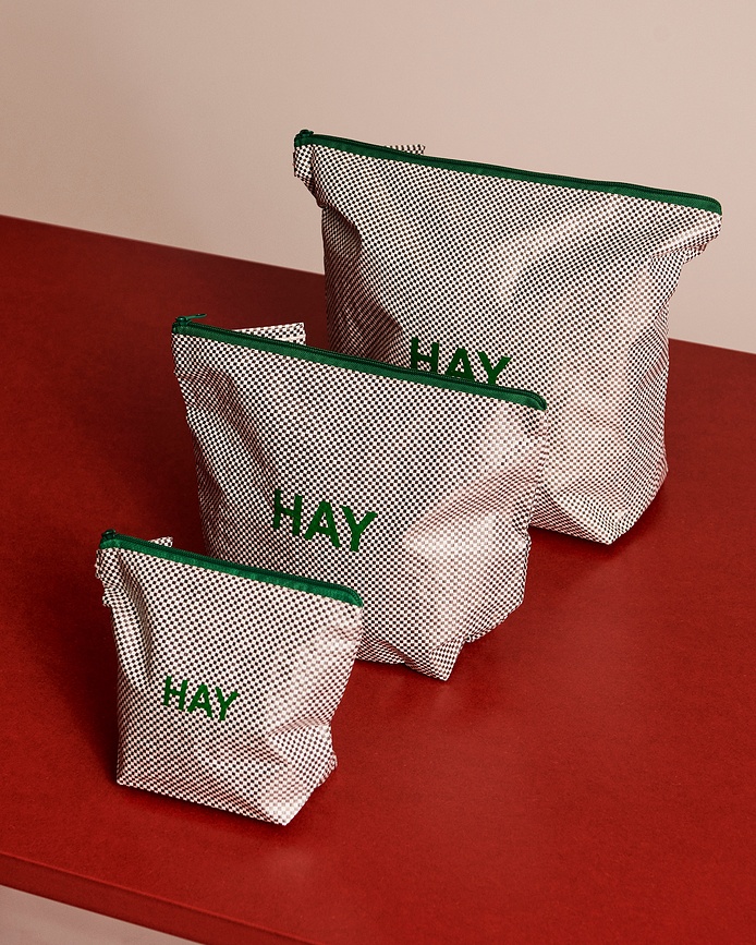 Candy Mono Kozmetične torbice, velike, svetlo roza, 3 kosi