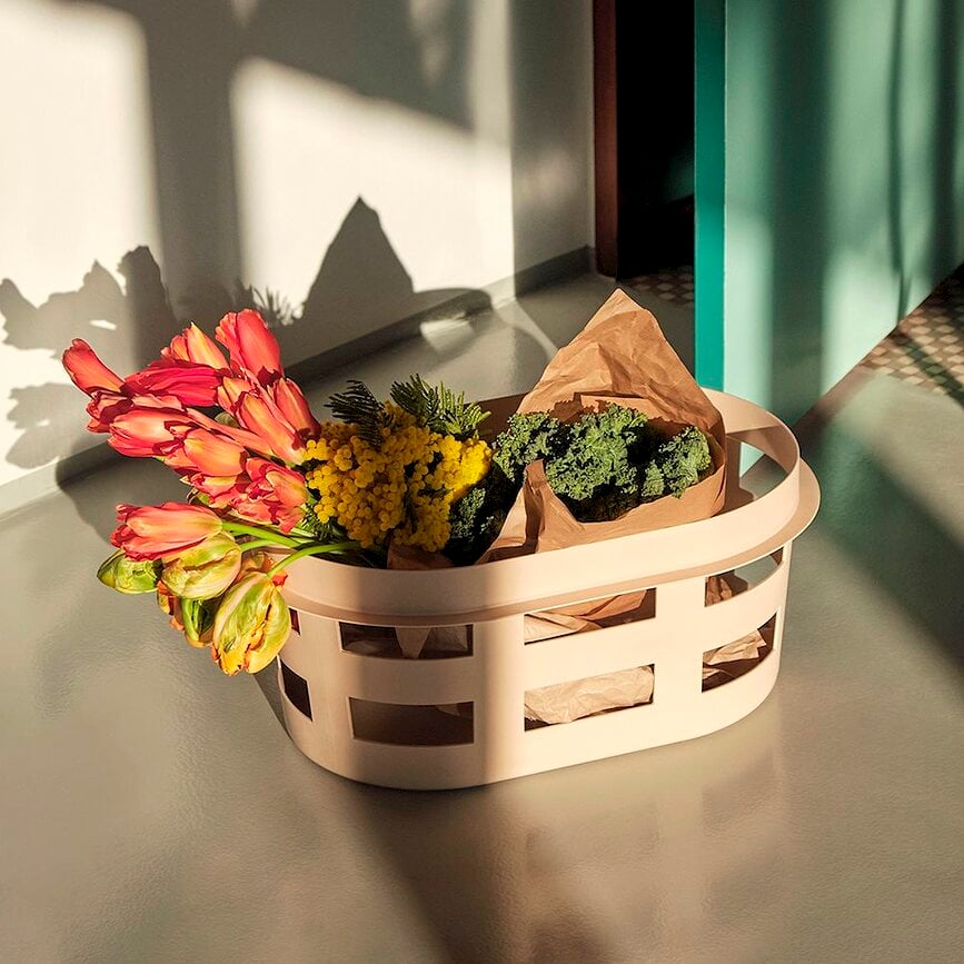 Cesta de almacenamiento Hay Basket S, color caqui