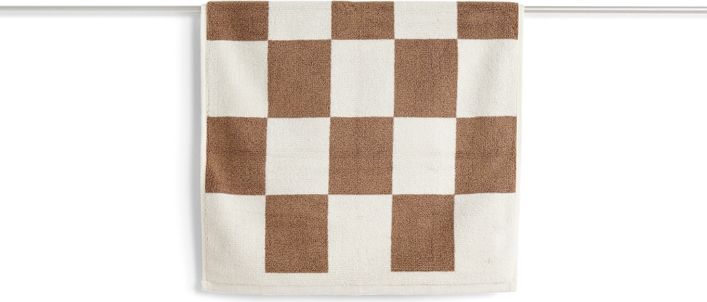 Check Badteppich 50 x 90 cm, braun