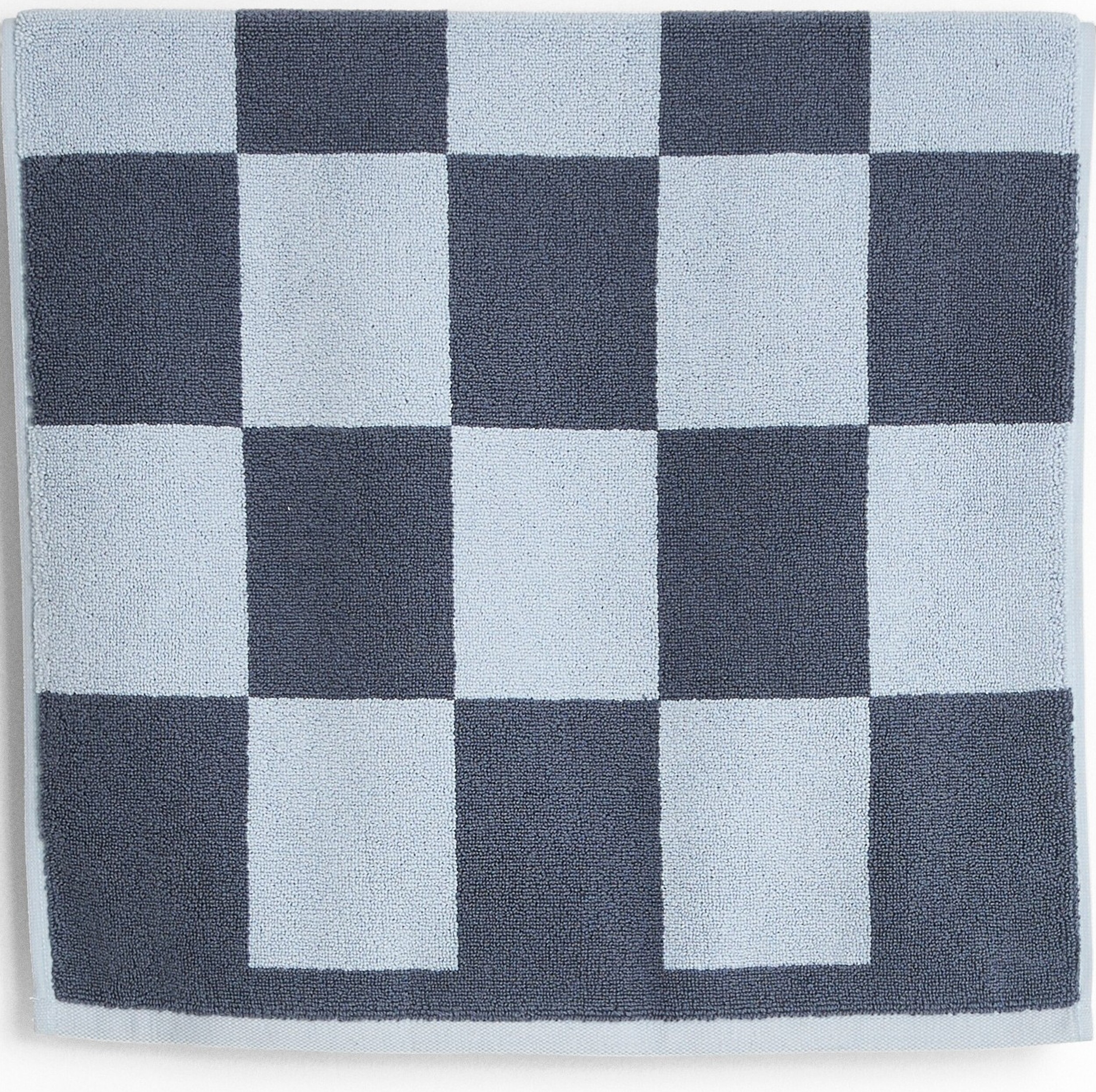 Check Bodenhandtuch 50 x 90 cm, blau