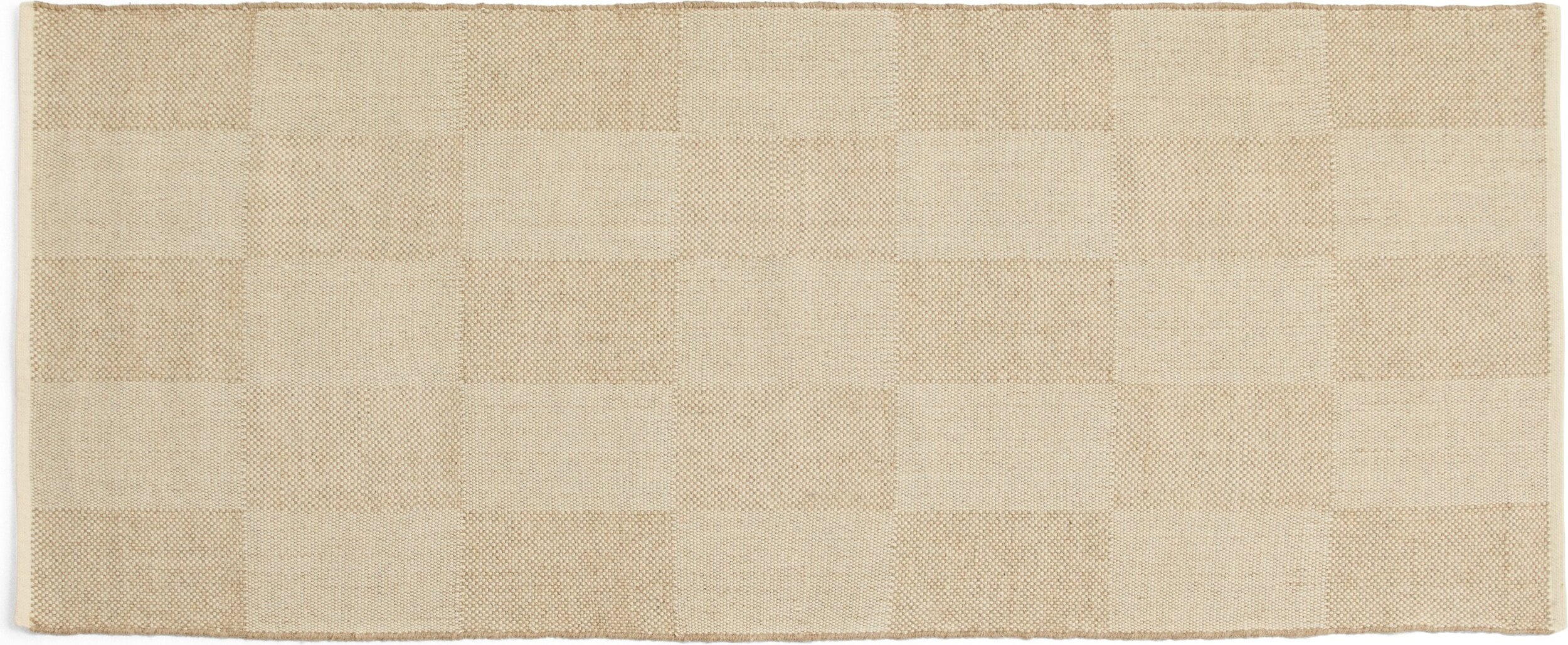 Check Läufer 80 x 200 cm, sandfarben