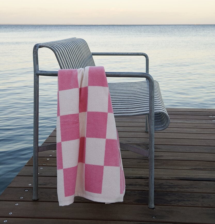 Check Ručnik 70 x 136 cm kava