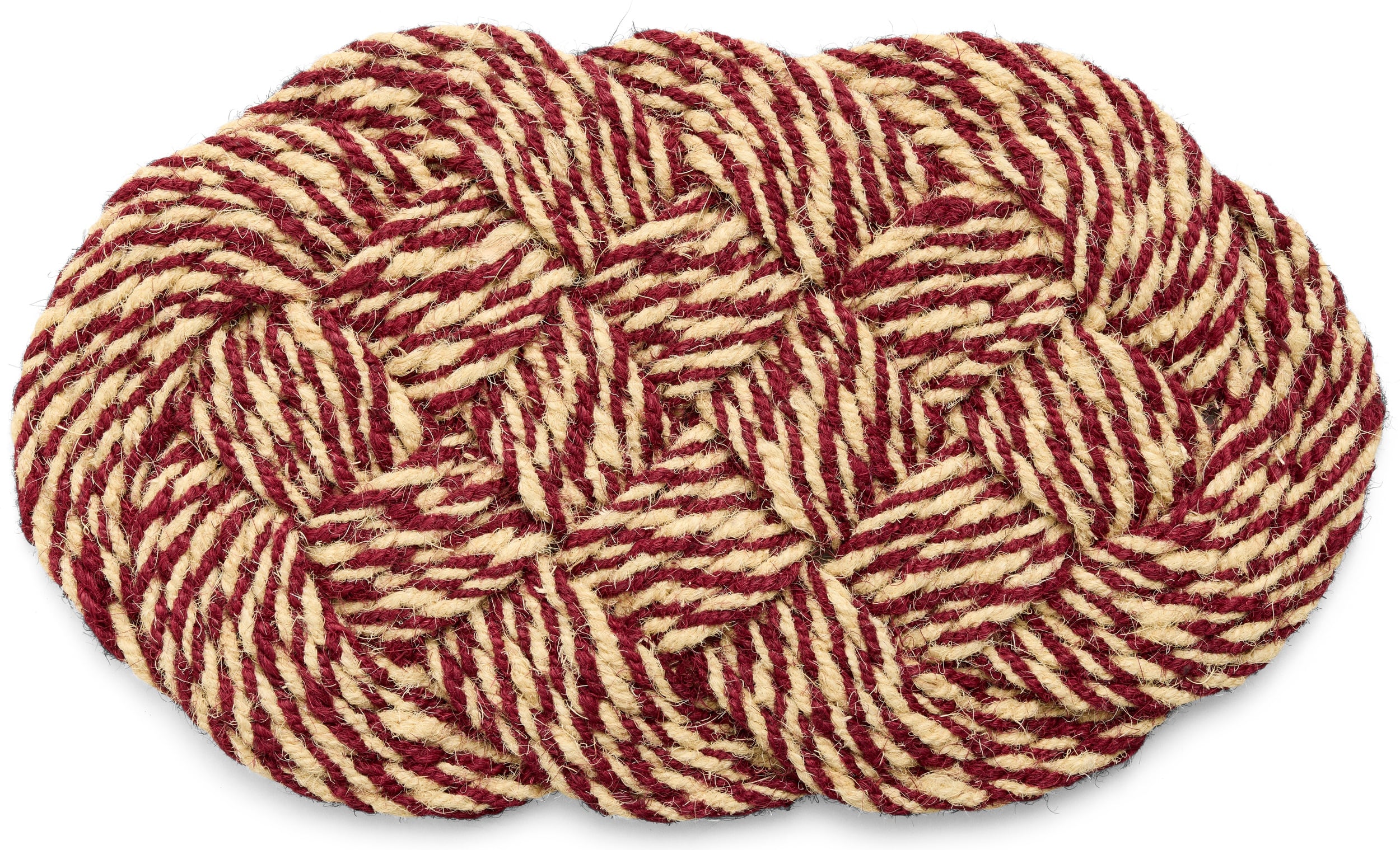 Coco Swirl Fußmatte 40 x 80 cm, bordeaux
