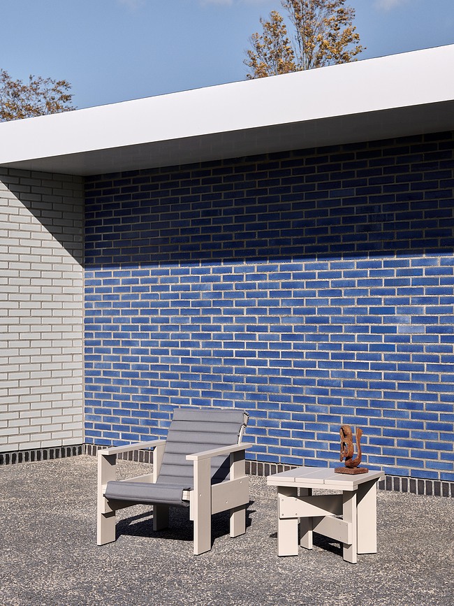 Cojín acolchado para sillón Crate, gris