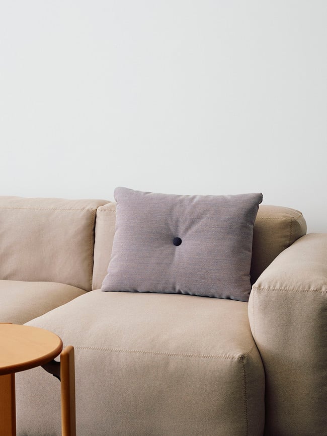 Cojín decorativo Dot Soft, 45 x 60 cm, verde oscuro