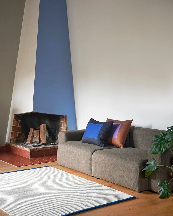 Cojín decorativo Ram, beige y amarillo