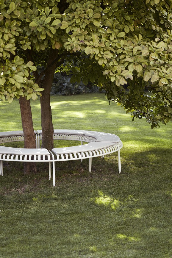 Cojín para banco de jardín Palissade 127 cm x 43,5 cm, gris