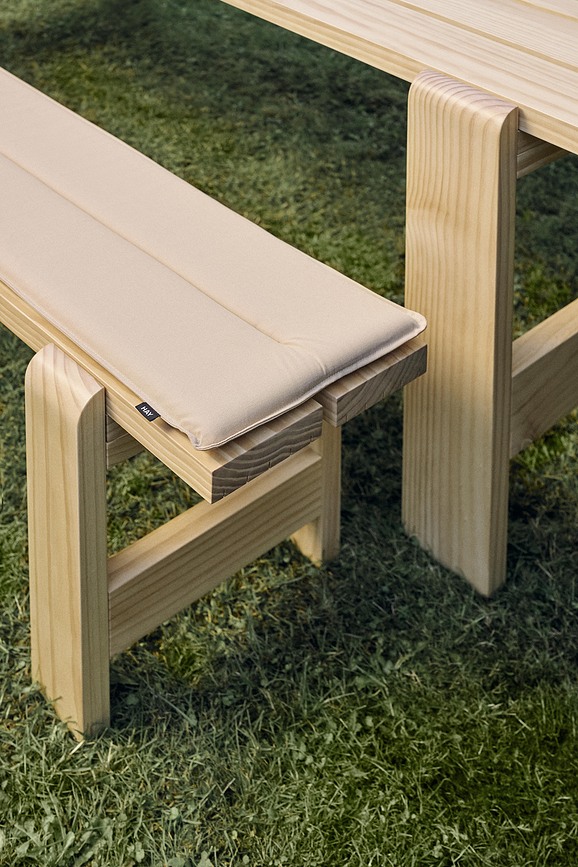 Cojín para banco de jardín Weekday 190 x 32 cm, verde