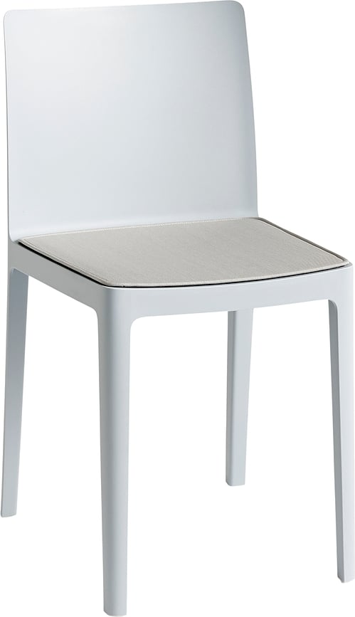 Cojín para Silla de Jardín Elementaire, 40 x 40,5 cm, gris claro