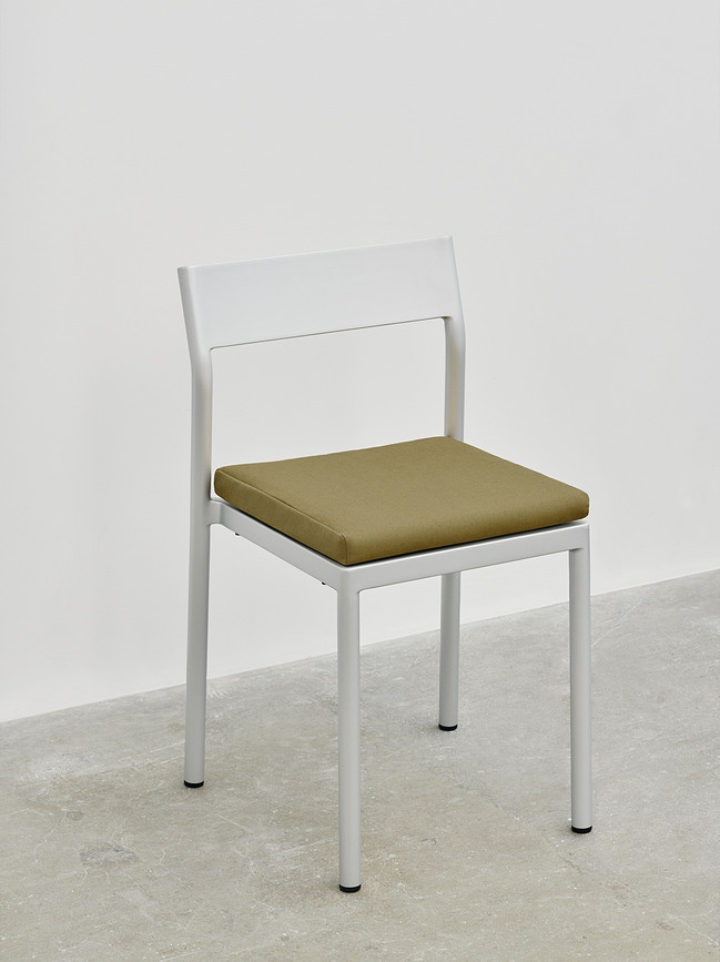 Cojín para silla de jardín Type, gris