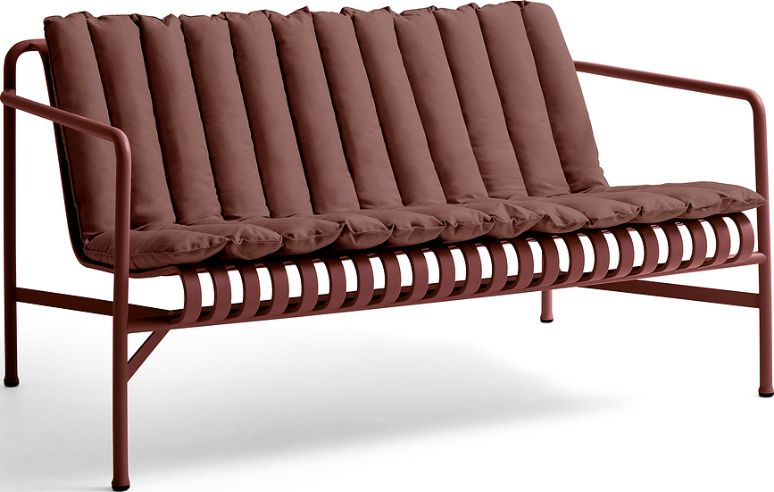 Cojín para sofá de jardín Palissade 120 x 105 cm, gris