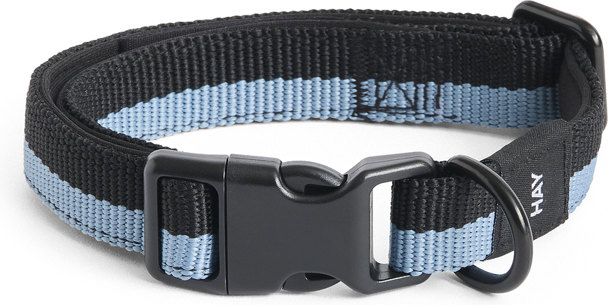 Collare per cane Hay S/M, blu e nero