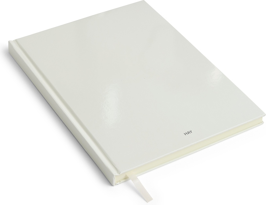 Colour Cahier B5 ligné, à couverture rigide, blanc