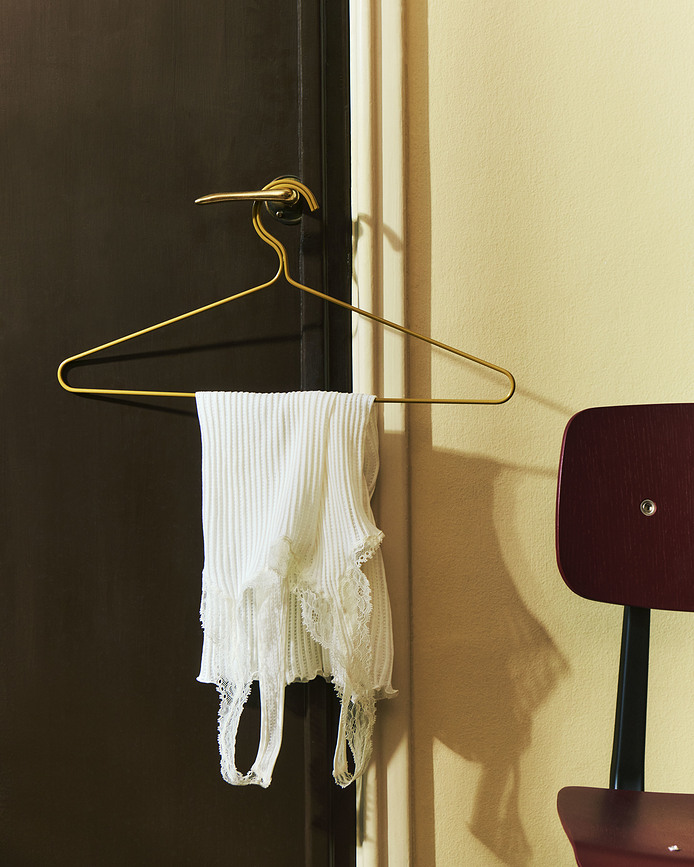 Colour Cintres verts, effet miroir, Lot de 3