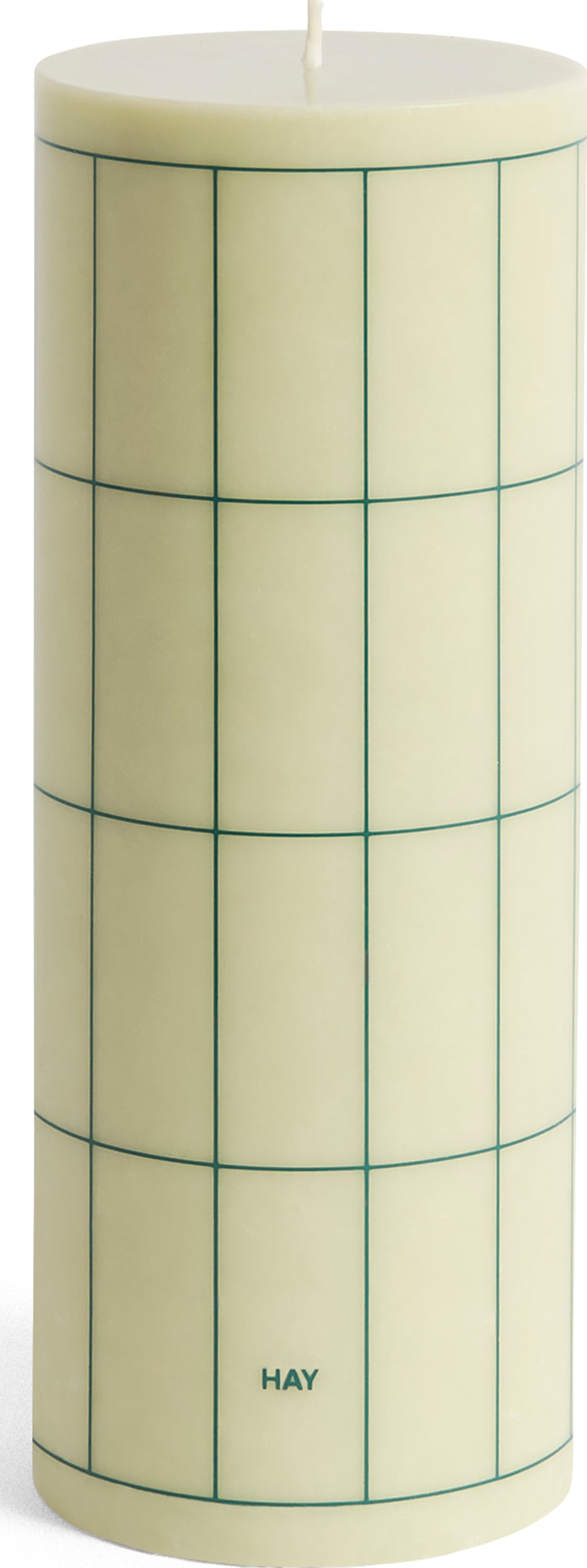 Column Kerze 25 cm, hellgrün