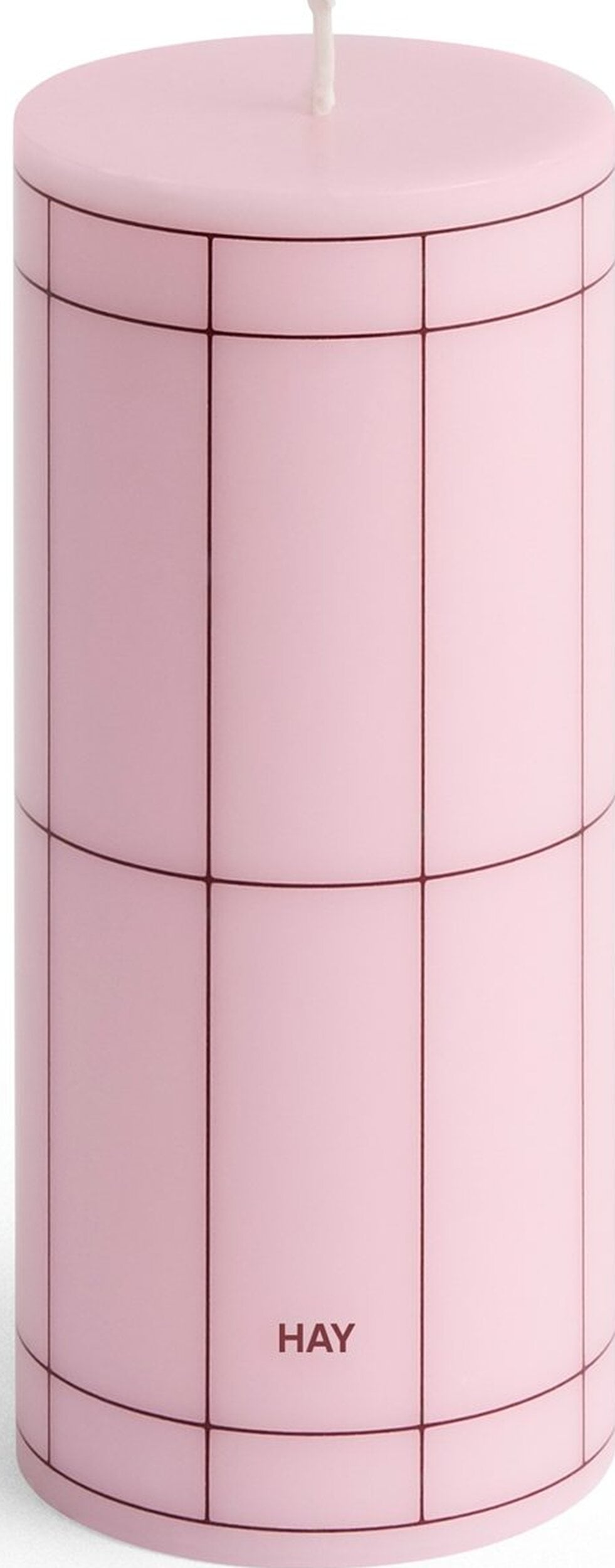 Column S Kerze, hellrosa