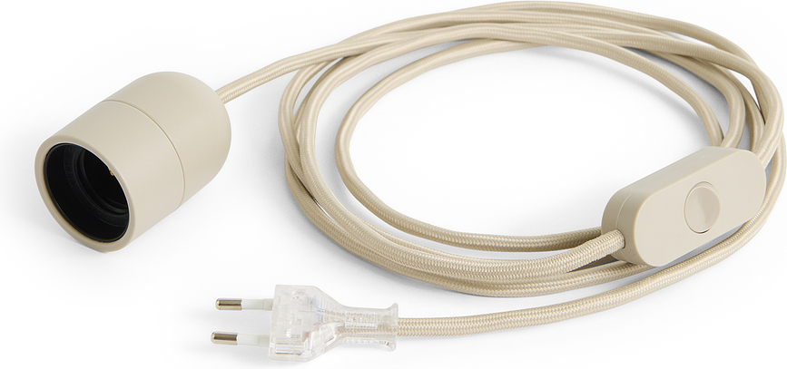 Common Kabel za namizno svetilko, 240 cm, siv