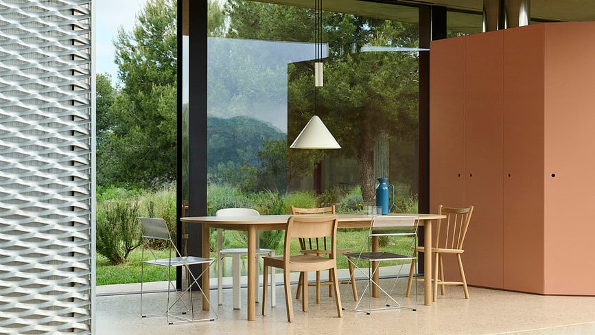 Compass Viseća svjetiljka podesiva 43 cm srebrna