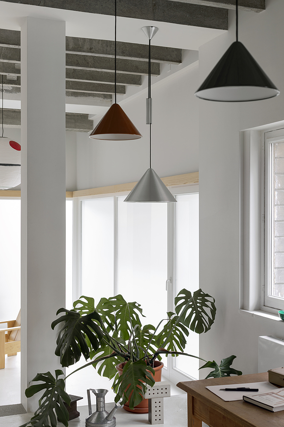 Compass Viseća svjetiljka podesiva 43 cm srebrna