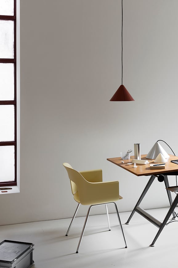 Compass Viseča svetilka nastavljiva, 43 cm, srebrna