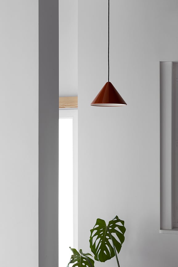 Compass Viseća lampa 26 cm crna