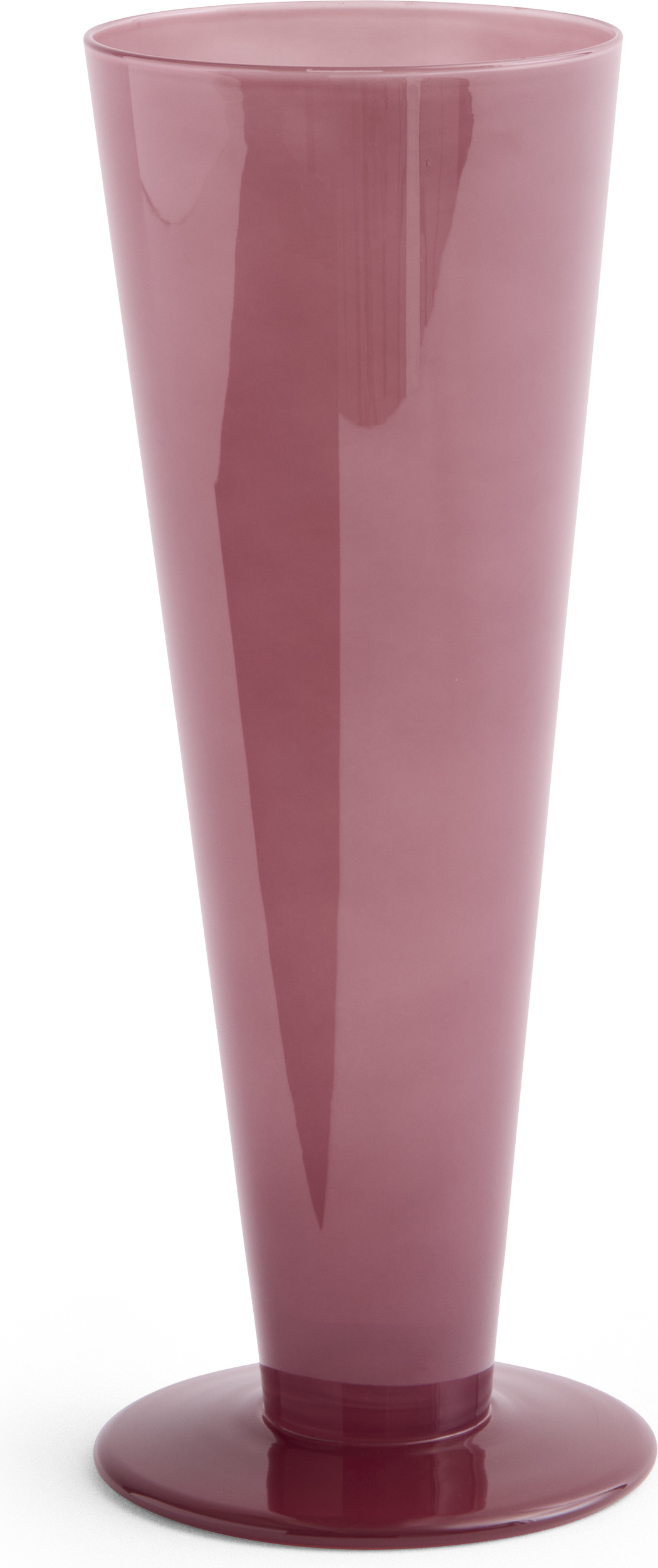 Conical M Vase konisch, rot