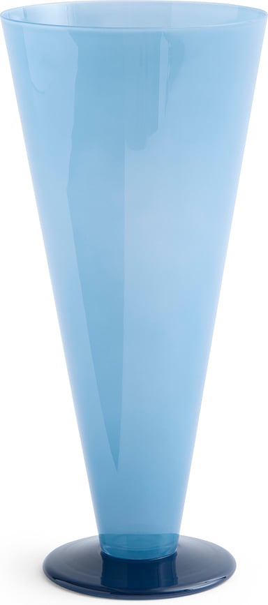 Conical Stožčasta vaza L, modra