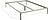Connect Bettgestell 140 x 200 cm warmes Grau