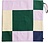 Coperta da viaggio per cani Hay 80 x 80 cm verde lavanda