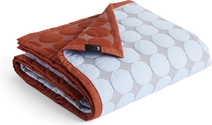 Copriletto Mega Dot 235 x 245 cm, azzurro chiaro