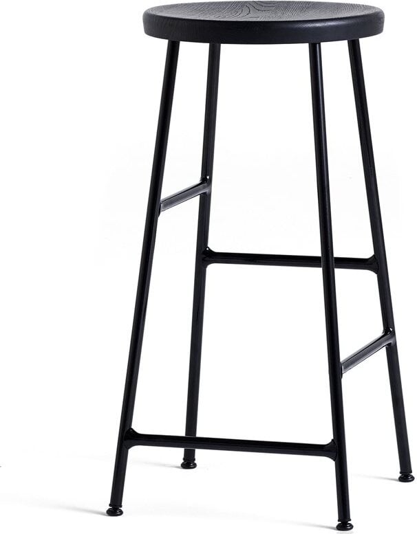 Cornet Barhocker 65 cm schwarz mit schwarzen Beinen