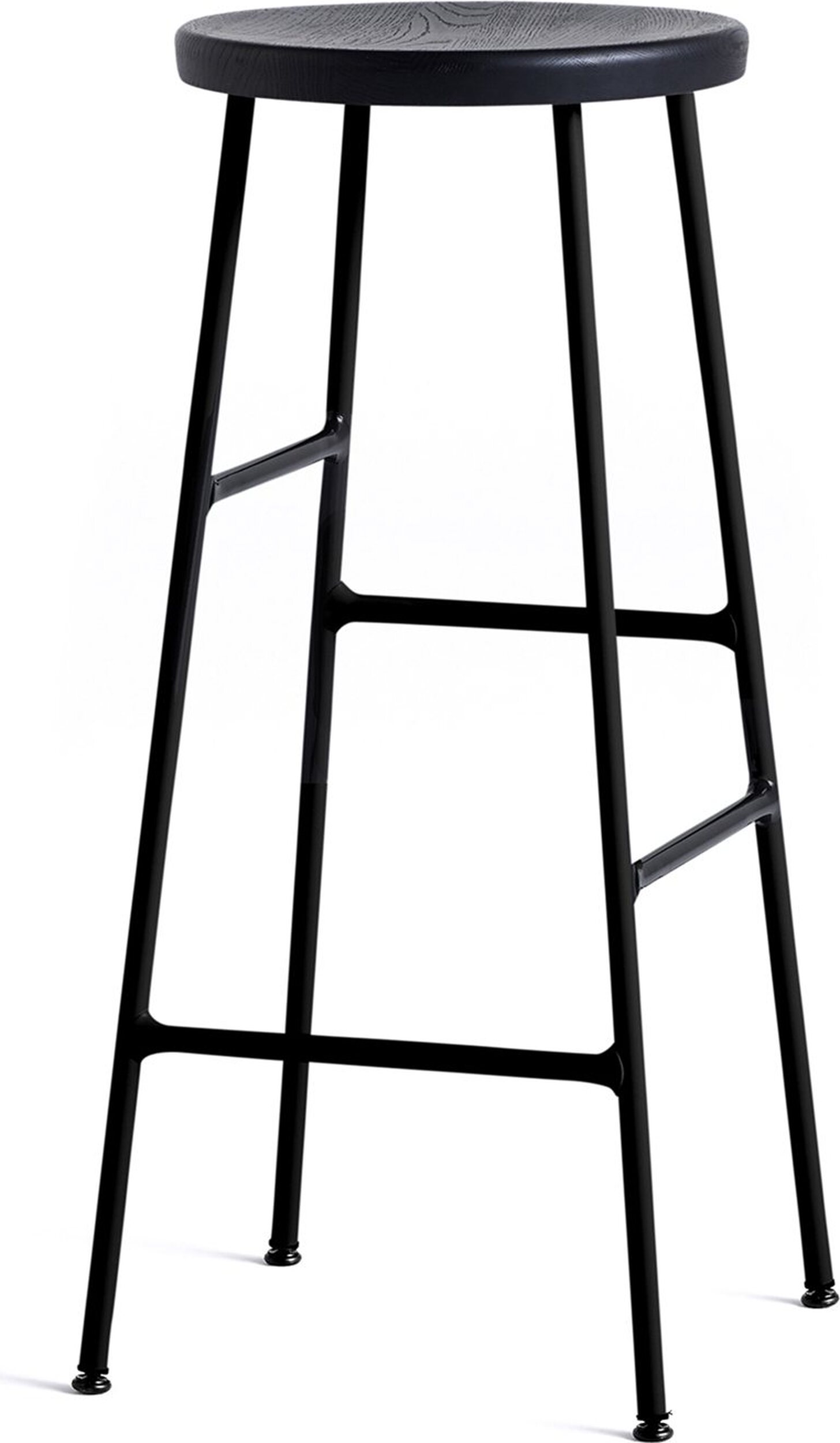 Cornet Barhocker 75 cm schwarz mit schwarzen Beinen