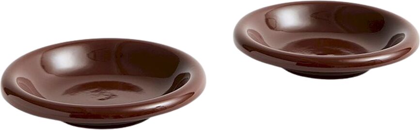 Coupelles à collation Barro bordeaux, lot de 2