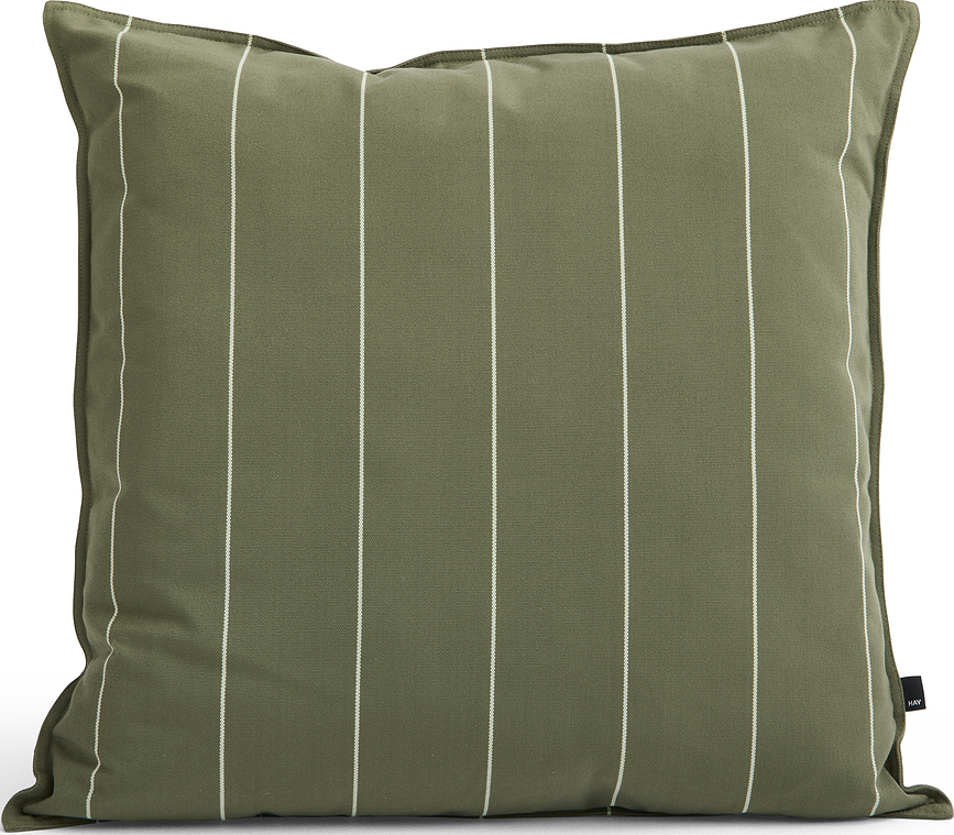 Coussin de jardin Terrazza à rayures 60 x 60 cm, vert