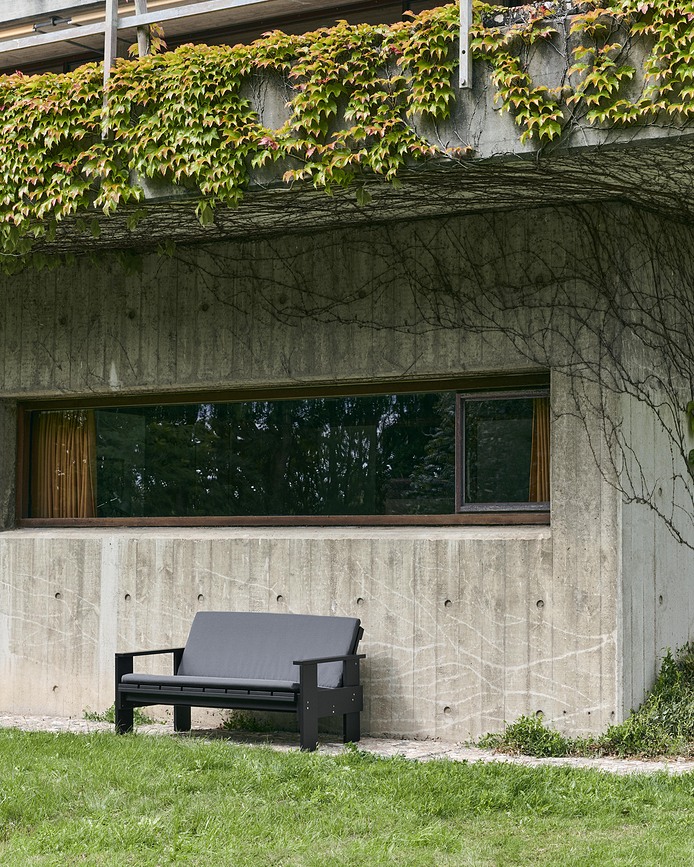 Coussin pour canapé de jardin Crate, gris