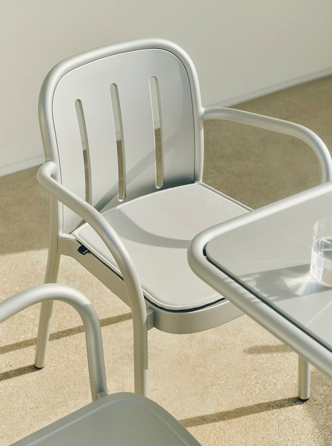 Coussin pour chaise de jardin Deville 42 x 40 cm