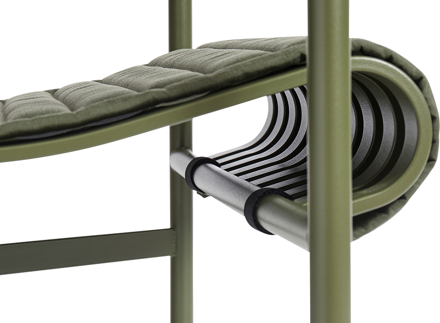 Coussin pour chaise longue de jardin Palissade 49,5 x 195 cm, anthracite