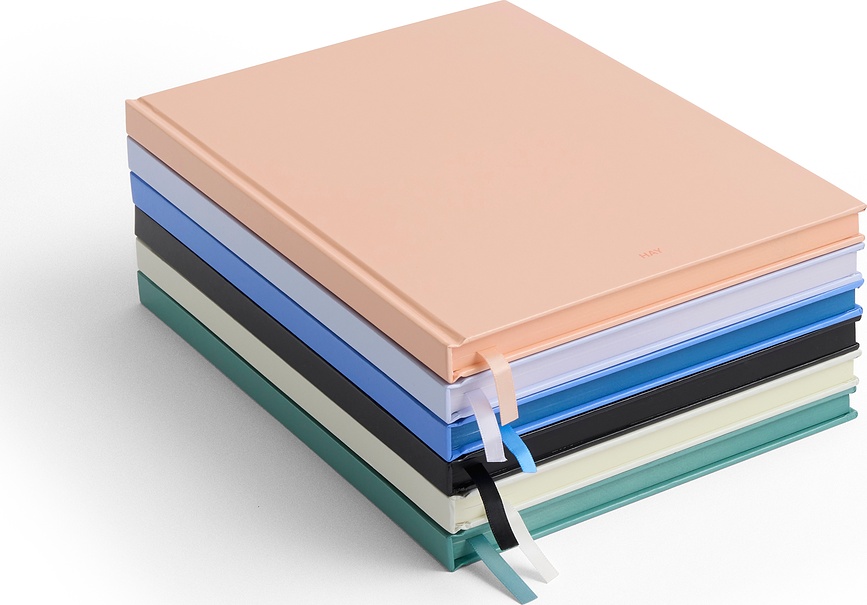 Cuaderno de tapa dura rayado Colour, B5, verde azulado