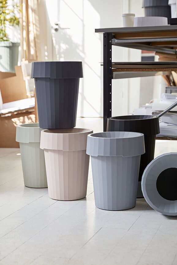 Cubo de Basura Hay, crema