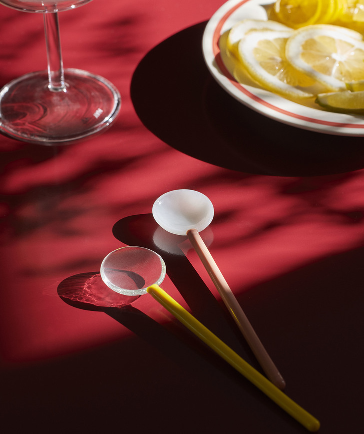 Cucharillas de cristal Round, 2 unidades