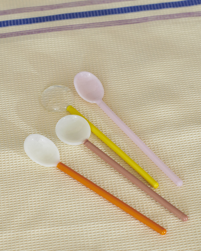 Cucharillas de cristal Round, 2 unidades